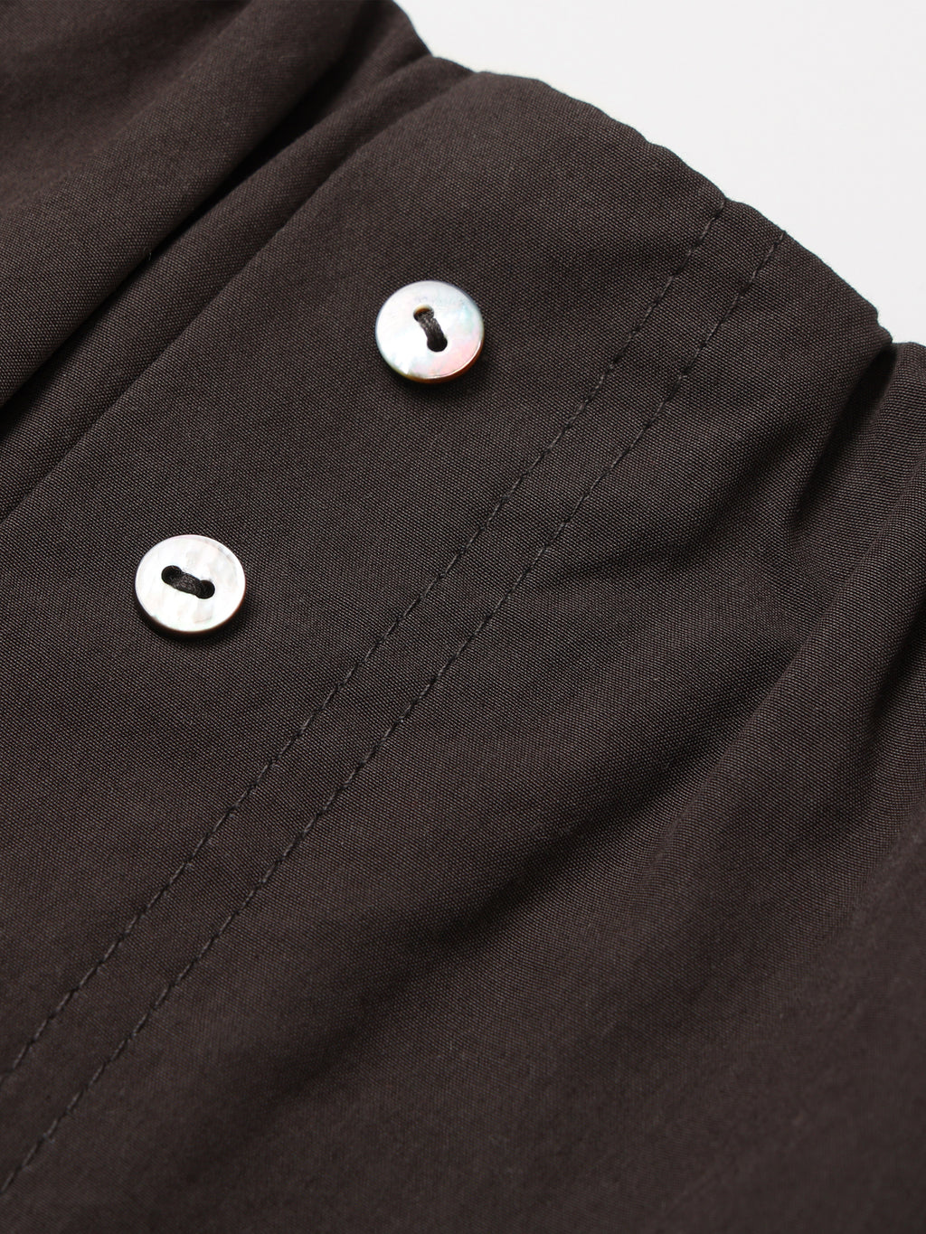 Asymmetric Denim Skort Set Washed Black