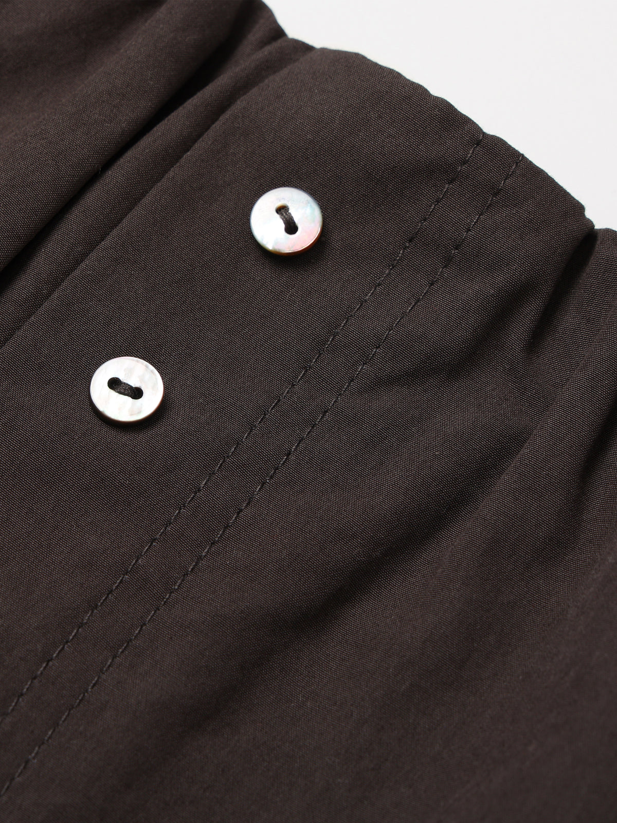 Asymmetric Denim Skort Set Washed Black