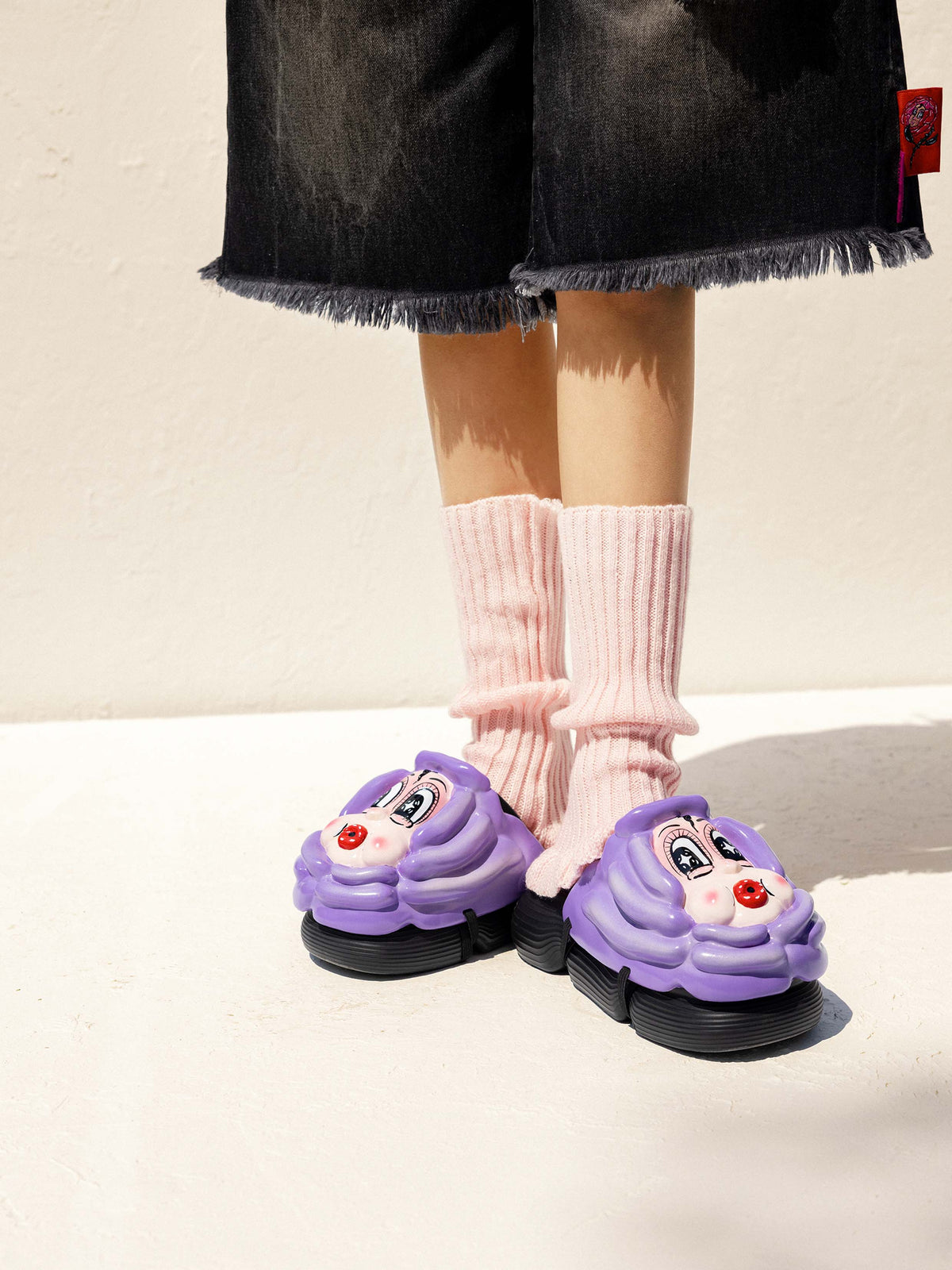 DAPHNE.LAB × QIURUI DU | Detachable Mask Slides Purple